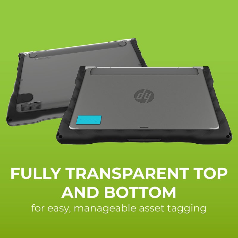 Gumdrop Cases Gumdrop DropTech Laptop Case Fits HP ProBook x360 11 G5/G6/G7 EE. Designed for K-12 Students, Teachers, and Classrooms â€“ Drop Tested, Rugged, Shockproof Bumpers for Reliable Device Protection â€“ Black - Image 5